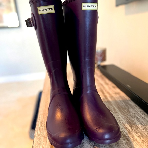 Hunter Rain Boots Rare Purple - Picture 2 of 5